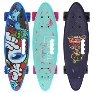 Colorful Penny Plastic Skateboard